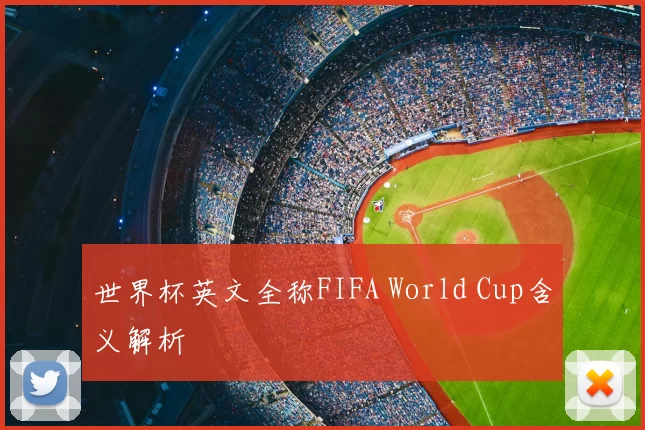世界杯英文全称FIFA World Cup含义解析