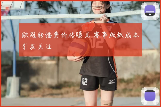 欧冠转播费价格曝光 赛事版权成本引发关注